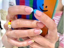 シェリーラメール 池袋店(cherie la mer)/マットカラーフレンチ　￥7,980