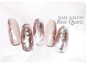 ローズクォーツ(Rose Quartz)/ニュアンスネイル ¥8,000
