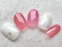 コーラルワン(CORAL ONE)/クリアカラー☆シンプルネイル