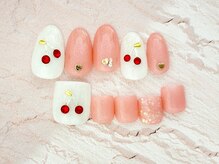 ネイルサロン アビー 宮益坂店(abbie)/キュートチェリー¥11605/¥10802