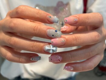 シェリーラメール 原宿店(cherie la mer)/ちぐはぐネイル