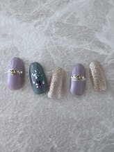 ミテソロ(mi tesoro)/2024年9月定額ネイル 6600