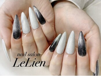 ルリアン(LeLien)/スカルプ black×white