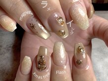 カタチノクニの雰囲気（冬/ゴールド/マグネット/フラッシュ/ラメ）