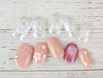 ネイル アンド アイラッシュ ニコニコ(niconico)の写真/【SNSで話題のマグネットネイル導入!!】長く通える明確プライスはいつもキレイでいたい女性の強い味方☆