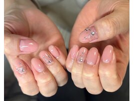 ストーン付きワンカラー