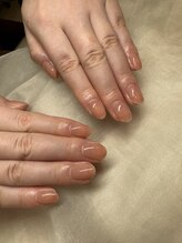 ロマンティックカラー(Romantic color)/クリアオレンジネイル