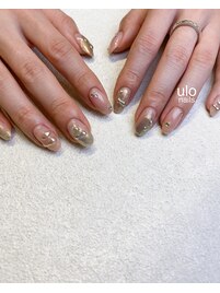 光るクリアとシルバー