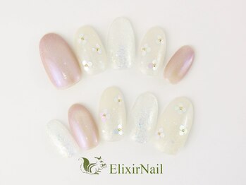 エリクサーネイル 西武新宿(Elixir Nail)/定額a シンプル／クーポン使用