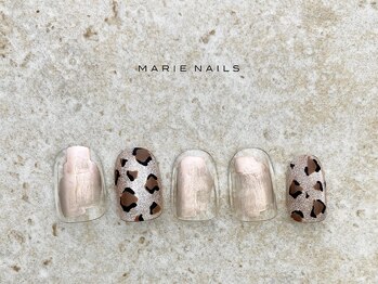 ☆6600円 豹柄アート 1106d