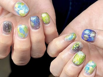 春色！奥行ニュアンスネイル♪