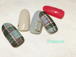 チェックネイル