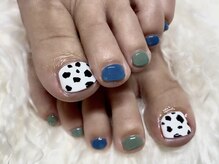ビーハ ネイル(BeHA)/ダルメシアン　フットネイル
