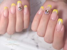 モアニヒロオ 広尾駅前店(MOANI Hiroo)/カラーフレンチ×ビジュー