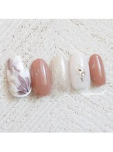 たゆ ネイル(たゆnail)/手描き成人式ネイル