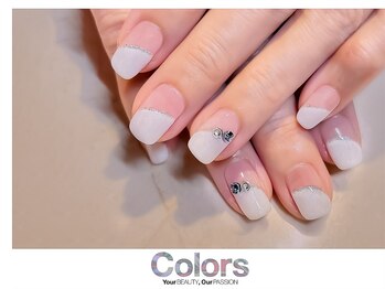 カラーズ広尾 ネイルラウンジ(Colors Hiroo Nail Lounge)/大人上品 フレンチネイル