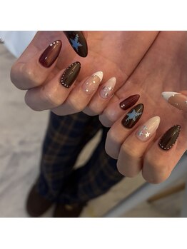 ビューティー ラボ ブレア(beauty lab Briller)の写真/つけ放題がお得なサロンなら理想のデザインも叶う！派手なネイルが好きなら◎