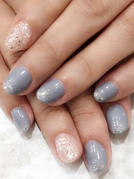 レディグリッター(Lady glitter)/上品グレー