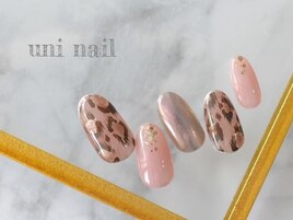 ヒョウ柄ネイル