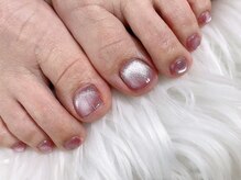 ルルネイル(Lulu Nail)/フット　ギャラクシーネイル