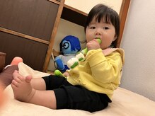 子育てママの整体サロン/施術中のお子様の様子