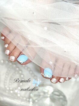 リメイク(Re:make)/パステルカラーフットネイル