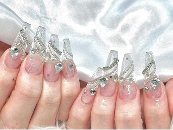 ブリンク(blink)の写真/初回オフ無料*ワンカラー&ラメ¥9000/ショートスカルプArt10本付放題¥12500!韓国パーツも豊富に取り揃え♪