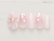 Nail Mix 宇都宮インターパーク店【ネイルミックス】【5月1日 NEW OPEN（予定）】/桜ネイル　5990円