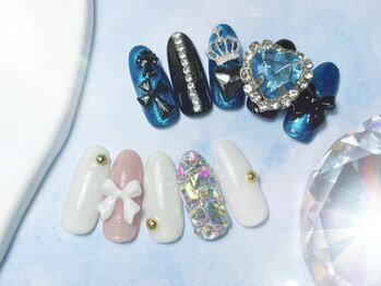 リノ(Lino)の写真/栄すぐ&オフ無料★【ジェルチップ選べる定額 ¥10900】毎月変わるデザインで飽きなし！美爪・モチ・センス◎