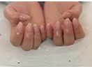 ワンカラー/自爪風/クリアネイル