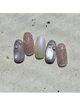 ネイルアンドまつげ リュフェール 五反田(Nail Lufaire)/ラベンダーパール