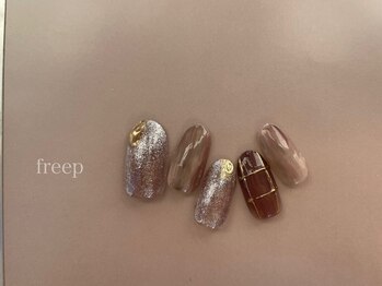 フリープ(freep)/12月月替りネイル 春 夏 秋 冬
