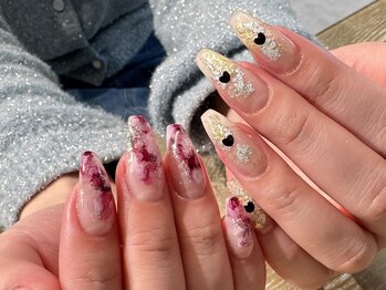 ペアリング(Pairing nail&eyelash)/4月select(J)アシンメトリー