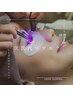 【新規様限定】マツエク持続力UPのLED×フラットラッシュ120本 ¥6,600
