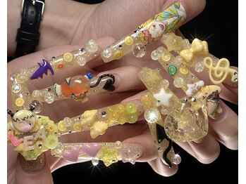 プリンセス(Princess)の写真/【梅田中崎町/ゴテゴテ系★激かわ★ネイルサロン】持ち込みネイルであなた1番のお気に入りネイルを叶える◇