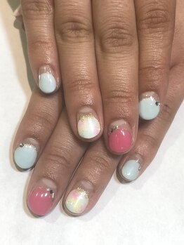 アース ネイルアイラッシュ 前橋店(EARTH Nail&Eyelash)/アートデザイン￥8000