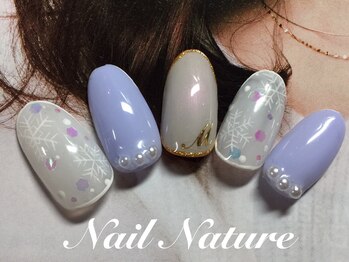 ネイル ナテュール 平塚店(Nail Nature)/雪の結晶冬ネイル☆