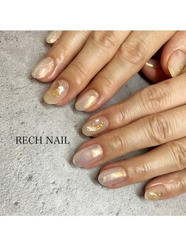 レッシュネイル サロンアンドスクール(RECH NAIL salon&school)/上品な春ネイル
