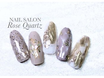 ローズクォーツ(Rose Quartz)/ニュアンスネイル ¥8,000