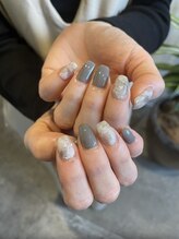 ゴレラ(gorella)/ニュアンスネイル/グレー