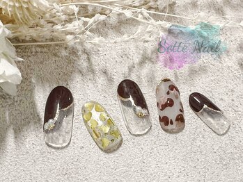 チョコがけハートデザイン