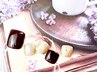 【フット】1色塗りorグラデ/ストーン10粒/¥3300 10色までOK◎