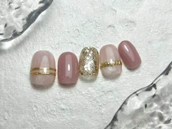 《パラジェル・フィルイン・マグネット》Nail Salon Raize都島駅前店【Hawaii館】/12月マンスリーデザイン【6000】