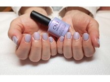 ちひろのへや/紫色パール ワンカラーネイル