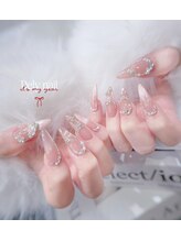 デリーネイル(Dely_nail)/純欲ピンクのキラキラデザイン