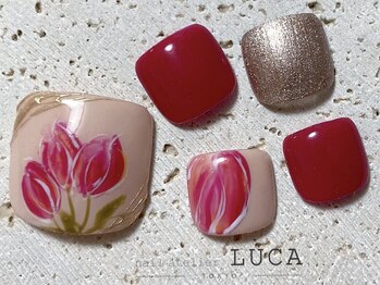ネイルアトリエルカ(nail atelier LUCA)/W-618 シェラックチューリップ