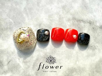 フラワーネイルサロン(flower)/フットデザインコース¥8500