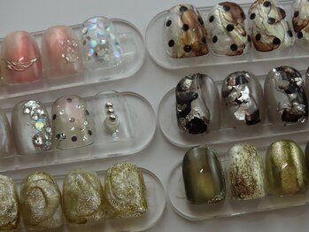 リリー 銀座(Lilly)の写真/【定額デザイン￥8,500～】上品な色気と抜け感を指先に。周りと差がつくワンランク上の大人ニュアンスを