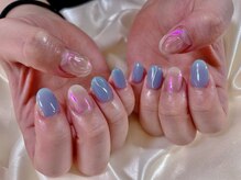 キキネイル 二子玉川(kikinail)/9月定額A オーロラネイル