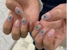 シェリーラメール 池袋店(cherie la mer)/ビーズフラワーネイル